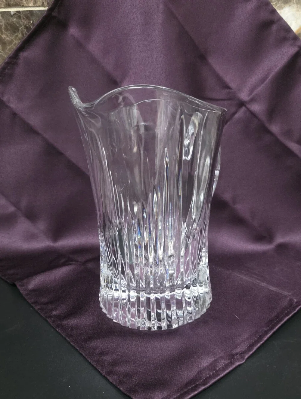 Mikasa Vintage Staccato Crystal Pitcher